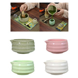 Maxbell Ceramic Matcha Bowl Portable for Mixing Unique Handmade Porcelain Tea Making Matcha Color