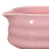 Maxbell Ceramic Matcha Bowl Portable for Mixing Unique Handmade Porcelain Tea Making Pink