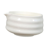 Maxbell Ceramic Matcha Bowl Portable for Mixing Unique Handmade Porcelain Tea Making White
