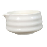 Maxbell Ceramic Matcha Bowl Portable for Mixing Unique Handmade Porcelain Tea Making White