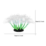 Maxbell Artificial Aquarium Coral Plants Scenery Underwater Ornament Fish Tank Decor Green