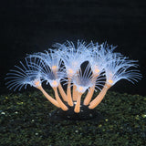 Maxbell Artificial Aquarium Coral Plants Scenery Underwater Ornament Fish Tank Decor Orange