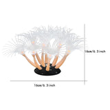 Maxbell Artificial Aquarium Coral Plants Scenery Underwater Ornament Fish Tank Decor Orange