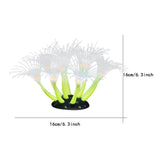 Maxbell Artificial Aquarium Coral Plants Scenery Underwater Ornament Fish Tank Decor Yellow