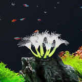 Maxbell Artificial Aquarium Coral Plants Scenery Underwater Ornament Fish Tank Decor Yellow