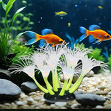 Maxbell Artificial Aquarium Coral Plants Scenery Underwater Ornament Fish Tank Decor Yellow