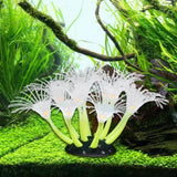 Maxbell Artificial Aquarium Coral Plants Scenery Underwater Ornament Fish Tank Decor Yellow