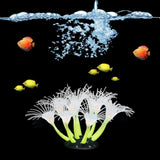 Maxbell Artificial Aquarium Coral Plants Scenery Underwater Ornament Fish Tank Decor Yellow