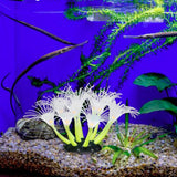 Maxbell Artificial Aquarium Coral Plants Scenery Underwater Ornament Fish Tank Decor Yellow