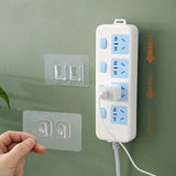 Maxbell Adhesive Hooks Reusable Oilproof Seamless Coat Hooks for Kitchen Door Shower