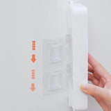 Maxbell Adhesive Hooks Reusable Oilproof Seamless Coat Hooks for Kitchen Door Shower