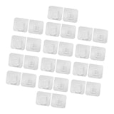 Maxbell Adhesive Hooks Reusable Oilproof Seamless Coat Hooks for Kitchen Door Shower