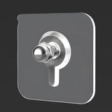 Maxbell 14Pcs Adhesive Hooks Screw Wall Hangers without Nails for Bathroom Door Home