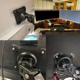 Maxbell 14Pcs Adhesive Hooks Screw Wall Hangers without Nails for Bathroom Door Home