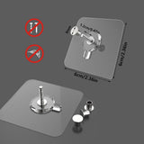 Maxbell 14Pcs Adhesive Hooks Oilproof Waterproof Wall Hangers for Office Door Shower