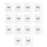 Maxbell 14Pcs Adhesive Hooks Oilproof Waterproof Wall Hangers for Office Door Shower