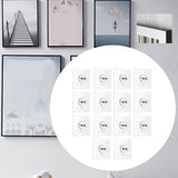 Maxbell 14Pcs Adhesive Hooks Oilproof Waterproof Wall Hangers for Office Door Shower