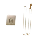 Maxbell Toilet Paper Holder Sturdy for 3 Rolls for Bathroom Organization Office Dorm Golden