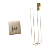 Maxbell Toilet Paper Holder Sturdy for 3 Rolls for Bathroom Organization Office Dorm Golden