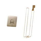 Maxbell Toilet Paper Holder Sturdy for 3 Rolls for Bathroom Organization Office Dorm Golden