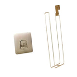 Maxbell Toilet Paper Holder Sturdy for 3 Rolls for Bathroom Organization Office Dorm Golden