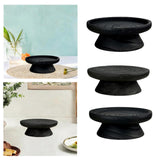 Maxbell Footed Cake Plate Snack Tray Round Cake Stand for Wedding Holiday Restaurant A