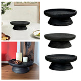 Maxbell Footed Cake Plate Snack Tray Round Cake Stand for Wedding Holiday Restaurant A