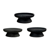 Maxbell Footed Cake Plate Snack Tray Round Cake Stand for Wedding Holiday Restaurant A