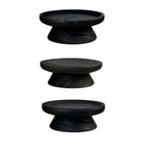 Maxbell Footed Cake Plate Snack Tray Round Cake Stand for Wedding Holiday Restaurant A