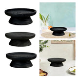 Maxbell Footed Cake Plate Snack Tray Round Cake Stand for Wedding Holiday Restaurant A