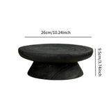 Maxbell Footed Cake Plate Snack Tray Round Cake Stand for Wedding Holiday Restaurant B