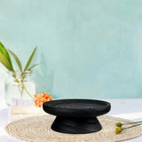 Maxbell Footed Cake Plate Snack Tray Round Cake Stand for Wedding Holiday Restaurant C