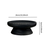 Maxbell Footed Cake Plate Snack Tray Round Cake Stand for Wedding Holiday Restaurant C