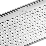 Maxbell Bathtub Tray Basket Retractable Bathtub Storage Rack for Candle Phone Holder Clear