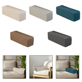 Maxbell Couch Arm Rest Pillow Zipper Design Armrest for Armchair Bedroom Living Room Beige