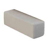 Maxbell Couch Arm Rest Pillow Zipper Design Armrest for Armchair Bedroom Living Room Light Gray