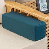 Maxbell Couch Arm Rest Pillow Zipper Design Armrest for Armchair Bedroom Living Room Blue