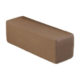 Maxbell Couch Arm Rest Pillow Zipper Design Armrest for Armchair Bedroom Living Room Dark Brown