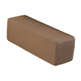 Maxbell Couch Arm Rest Pillow Zipper Design Armrest for Armchair Bedroom Living Room Dark Brown