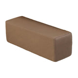 Maxbell Couch Arm Rest Pillow Zipper Design Armrest for Armchair Bedroom Living Room Dark Brown