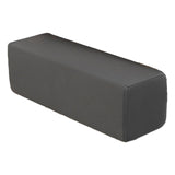 Maxbell Couch Arm Rest Pillow Zipper Design Armrest for Armchair Bedroom Living Room Dark Gray