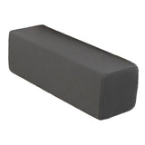 Maxbell Couch Arm Rest Pillow Zipper Design Armrest for Armchair Bedroom Living Room Dark Gray