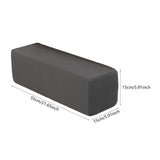 Maxbell Couch Arm Rest Pillow Zipper Design Armrest for Armchair Bedroom Living Room Dark Gray