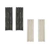 Maxbell Grommet Window Curtains Home Decoration 2 Panels for Hotel Farmhouse Balcony Black