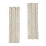 Maxbell Grommet Window Curtains Home Decoration 2 Panels for Hotel Farmhouse Balcony Champagne