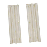 Maxbell Grommet Window Curtains Home Decoration 2 Panels for Hotel Farmhouse Balcony Champagne