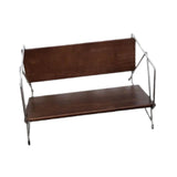 Maxbell Desktop Bookshelf Wood Vinyl Player Stand for Children Room Hotel Restaurant 47x27x21cm
