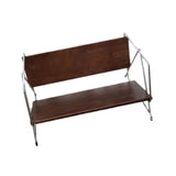 Maxbell Desktop Bookshelf Wood Vinyl Player Stand for Children Room Hotel Restaurant 47x27x21cm