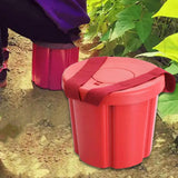 Maxbell Wearable Gardening Stool with Storage Camping Hiking Farmers Picnic Workseat