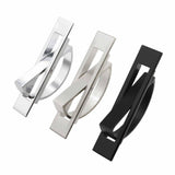 Maxbell Invisible Cabinet Handle Concealed Door Pull Handles for Tatami Closet Cabin Black